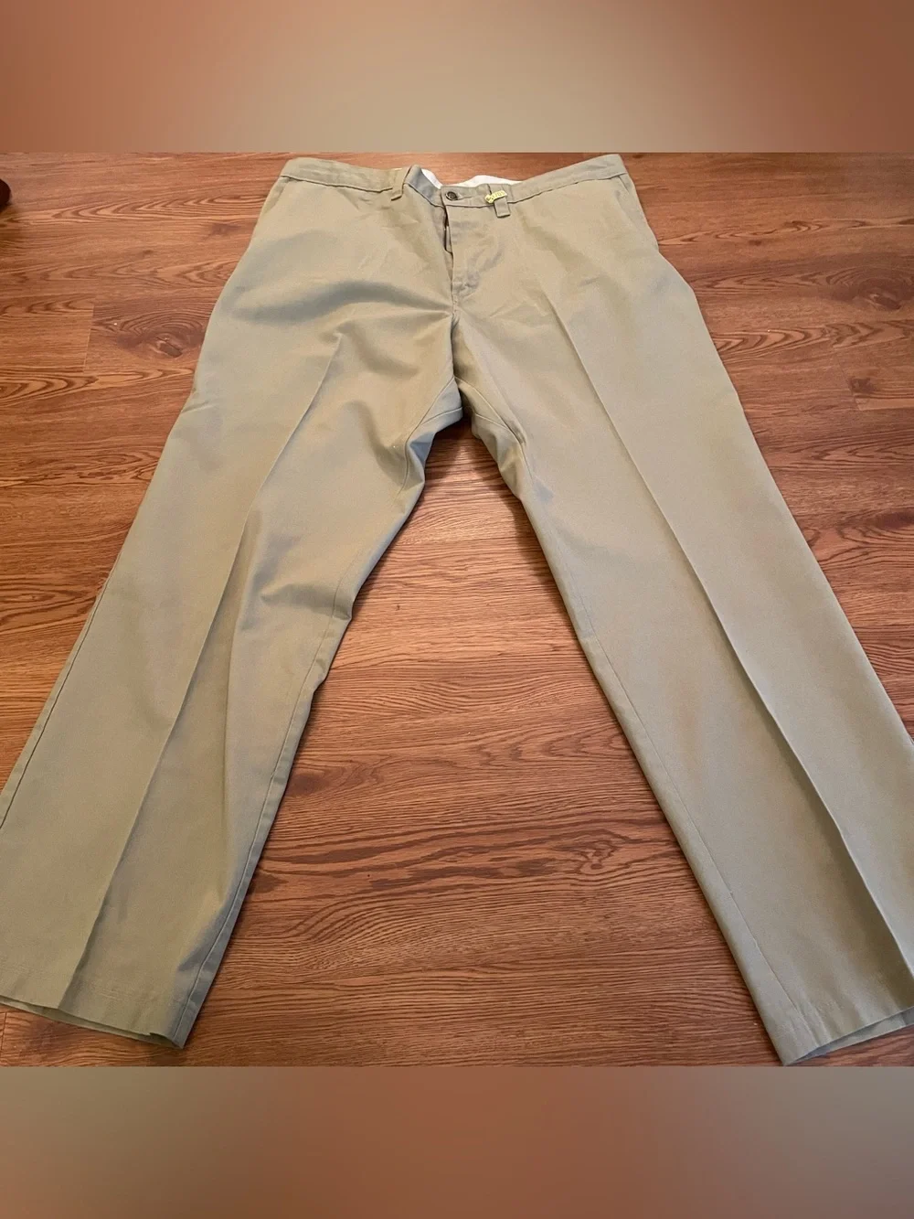 Dickies Pants 42x33‎ Lot Of 2 Khaki Flat Front Cell Pocket